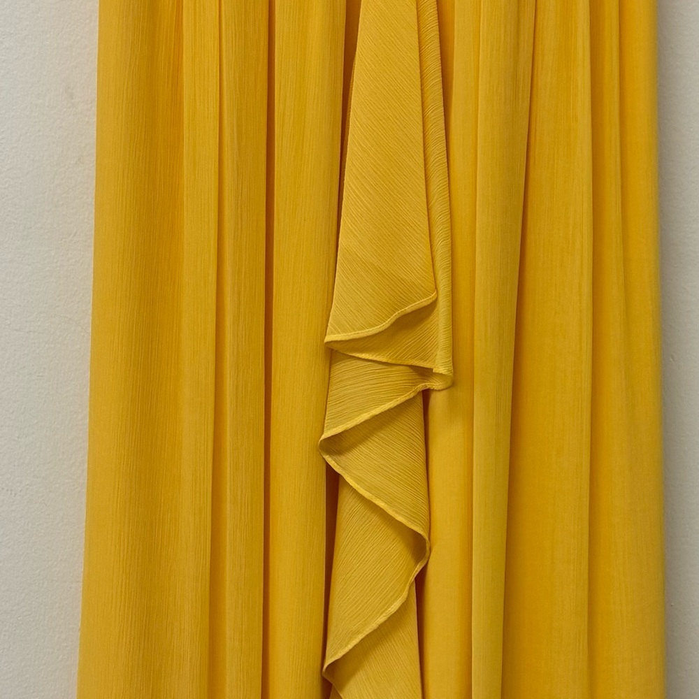 Max & Cleo Yellow Strapless Sundress with Sweetheart Neckline - Picture 2 of 6